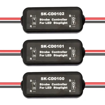 Flash Stroboscop Controler pentru LED-uri de Frână Coada semafor 12-24V SK-CD0102 SK-CD0101 SK-CD0100