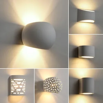 Gips LED Lampă de Perete G9 5W Moderne Lumina de Perete Sconces Interior Noptiera Dormitor Living Room Decor Acasă Iluminare Iluminat Bucatarie