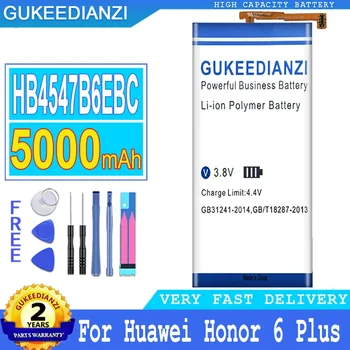 GUKEEDIANZI Acumulator pentru Huawei Honor 6 Plus și 6 Plus, 5000mAh, HB4547B6uc, PE-TL20, PE-TL10, PE-CL00, PE-UL00 Baterii