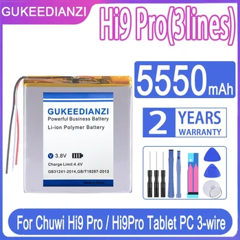 GUKEEDIANZI Înlocuirea Bateriei Hi9 Pro 3line 5550mAh Pentru Chuwi Hi9 Pro/Hi9Pro Tablet PC cu 3 fire Baterii + Instrumente Gratuite