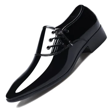 Italiană Pantofi de Piele de Brevet pentru Bărbați 2023 Rochie de Birou de damă Pantofi pentru Barbati Oxford Petrecere de Lux Pantofi de Afaceri Om Sapatos Derby