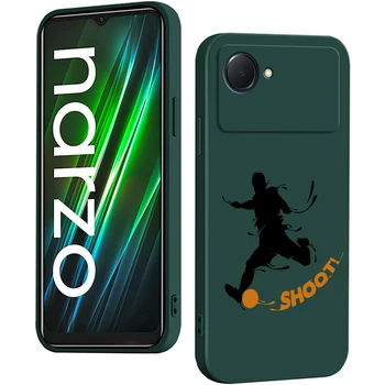 Jzon Pentru Realme Narzo 50i Primul Telefon 4G Caz de Sport Baieti Stil Moale Capacul din Spate rezistent la Șocuri Cazuri de Protecție