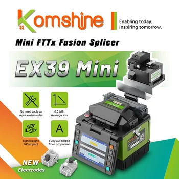 KomShine EX39 Mini Fibre FTTX Fusion Splicer 0.01 dB Pierdere. Electrod de Viață De 5000 De Ori, cu Opteration Platformă(Opțional)