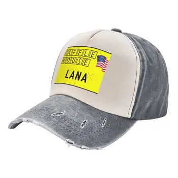 Lana Del Rey Waffle House Ecuson Un Spălate Șapcă De Baseball Contrast Spălat Pălărie