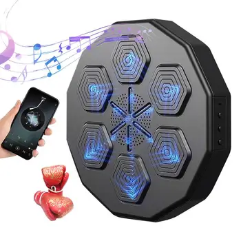 LED-uri de Muzică Electronică Mașina de Box Acasă Montare pe Perete Inteligent Muzica Boxer cu Mănuși pentru Adulti, Adolescenti Exercitii Acasa Muzica Boxer