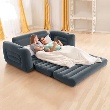 Leneș Gonflabila Sofa Relaxa Fotoliu Nordic Adulți Sofa Sleeper Convertibile Scaun Pliabil Mare Salon De Mobilă
