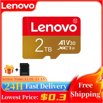 Lenovo SD Card de Memorie de 1TB, 2TB SD/TF Card de Memorie Flash 512GB ssd 256GB Mini SD Card Class10 V30 Flash Card Pentru Nintendo a Comuta Telefonul