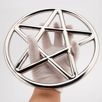 Metal Pentagrama Shibari Robie Inel de Suspensie Chasitity Coarda de Bază din Oțel Inoxidabil Artistice erotice cu Suspensie Restricții Inele