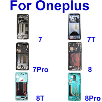 Mijloc capac Cadru Pentru OnePlus 1 7 7T 7Pro 8T Pro Carcasa Rama Spate Reparatii Piese de Schimb