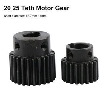 Motoreductoare 20 de Dinți 25 Dinți Spur Gear transmisie cu CAME Angrenaj cilindric Rulmenți cu Diametrul de 12 12.7 14mm Pentru Router Cnc Gravura Mașină de Frezat