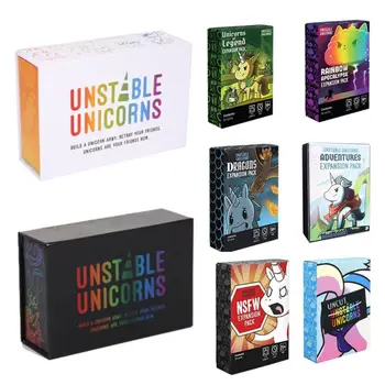 Noi de-a Doua Ediție Unicorni Bază de Joc de Bord, Carte Și Dragoni NSFW Curcubeu Netăiat Legenda Expansion Pack