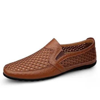 Noi de Vara Barbati Casual Pantofi ochiurilor de Plasă Respirabil Pantofi pentru Bărbați Moda Barbati Mocasini Exterior Non-alunecare de Adidași Lumina Pantofi de Mers pe jos
