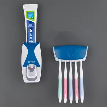 Non stantare automata pasta de dinti separator extruder electric titularul periuta de dinti accesoriu baie raft de depozitare