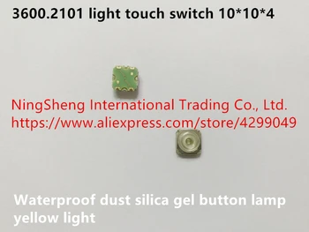 Nou Original 100% 3600.2101 lumina comutator tactil 10*10*4 rezistent la apa praf gel de siliciu buton lampă cu lumină galbenă