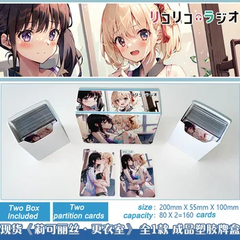 OCG PTCG Carduri de Tranzacționare Punte Cutii Anime Lycoris Recul Nishikigi Chisato Takina Inoue Figura YGO Gmae Carduri Cutie de Colectare 160+