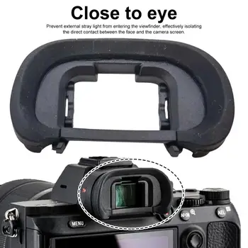 Ocular Vizor Vizor Camera Ergonomic din Plastic Negru Camera Vizor Ocular Precise Gaură Ochi Acoperire pentru Ep18