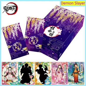 Original Demon Slayer Rare Ediție Limitată Card Tanjirou Kamado Nezuko Caracter Periferic De Colectare De Carte Pentru Copii Cadouri De Crăciun Jucării