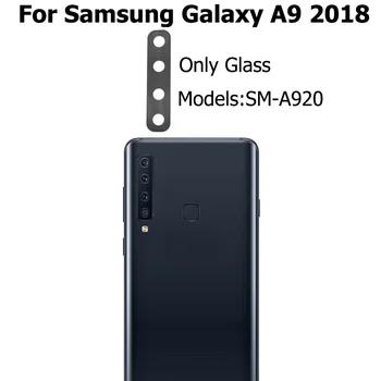 Original Pentru Samsung Galaxy A9 2018 Spate Aparat De Fotografiat Lentilă De Sticlă Cu Adeziv Sticker Camera Din Spate Capacul Piese De Schimb