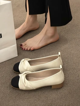 Pantofi Femei Confortabil Și Elegant Modis Superficial Gura Deget De La Picior Pătrat De Sex Feminin Încălțăminte Casual Sneaker 2023 Nou Rochie De Vara Bunica