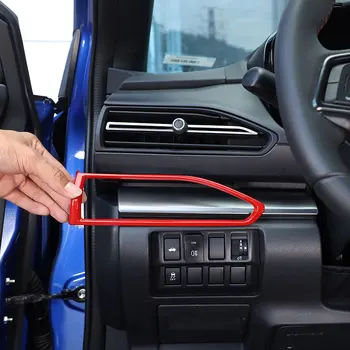 Pentru Subaru WRX 2021-2024 ABS Mașină Roșie Consola centrala de Evacuare a Aerului pe Ambele Părți de Ventilație Panou Acoperire Cadru Trim Autocolant Accesorii Auto