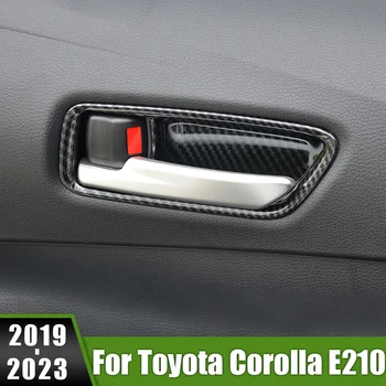 Pentru Toyota Corolla E210 Hibrid 2019 2020 2021 2022 2023 ABS Masina Interioară a Mânerului Portierei Castron Trim Decorare Autocolant de Acoperire Accesorii