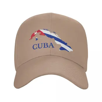 Personalizat Cubanez Cuba Harta Pavilion de Baseball Capac de Protectie solara Bărbați Femei Reglabil Tata Pălărie, Pălării de Vară