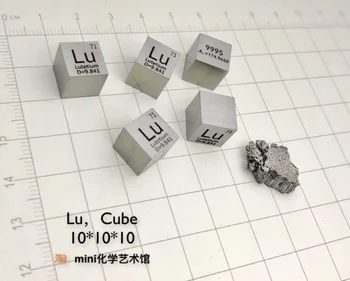 Personalizat Lutețiu Cub Lutețiu Pur Cubi Lutețiu lutețiu țintă metal Lutețiu Lu Periodice fenotip cub