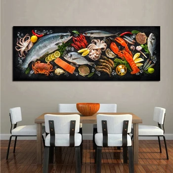 Pește și Fructe de mare 5D DIY Diamant Pictura Bucătărie Diamant Mozaic Plin Pătrat Rotund Burghiu Living Arta de Perete
