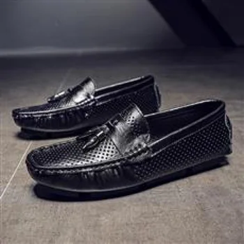 Piele Pantofi de Vară pentru Bărbați din Piele Moale de Sus Strat de piele de Vacă Business Casual Pantofi pentru Bărbați rotund Deget de Primăvară Nou Respirabil Mazăre Pantofi