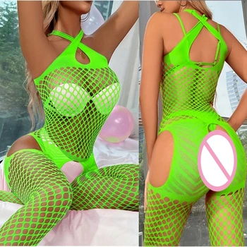 Porno Deget In Fund Costume Catsuit Femei Transparent Deschis Picioare Haine Jucarii Sexuale 18+ Sexy Corp Ciorapi Plasă Fierbinte Lenjerie Erotica