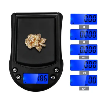 Precis 200g X 0.01 g Mini Bijuterii Digital Scale de Aur Echilibru Greutate Gram LCD Buzunar Ponderare Electronice Cântare de Bucătărie