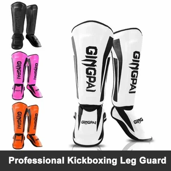 Profesionala a adultilor Kickboxing Picior Garda Muay Glezna Protector de Antrenament MMA Shin Box Îngroșat Viteze de Luptă AnkleProtective