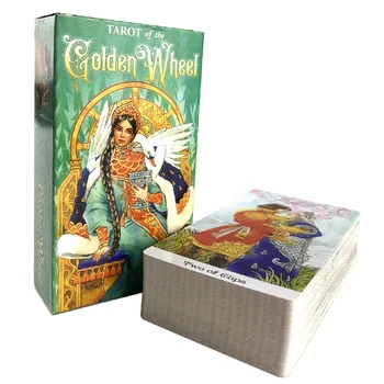 Tarot Roata de Aur Carduri de Punte Cu Versiunea în limba engleză Divinație Gameplay-ul de Divertisment Oracle Tabla de Joc