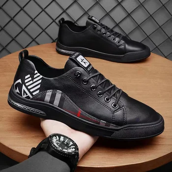 Topvivi adidasi casual pantofi pentru barbati din piele pantofi de designer 2023 modei masculine adidasi barbati brand de lux pantofi oxfords barbati