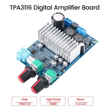 TPA3116D2 Subwoofer Amplificator de Bord DC12-24V mono Digital Audio Amplifier Amplificator de Putere de Bord pentru Acasă Audio Auto Boxe DIY