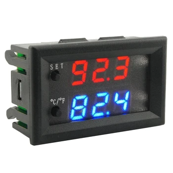 W2809 12V AC110-220V Sonda Linie Digital de Control al Temperaturii LED Termostat Cu Căldură/Răcire Instrument de Control